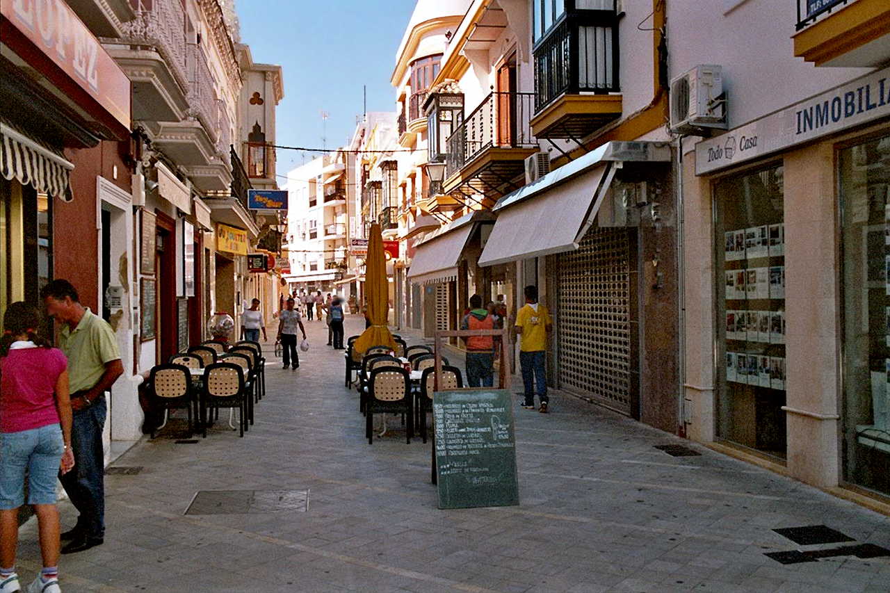 In der Altstadt von Ayamonte